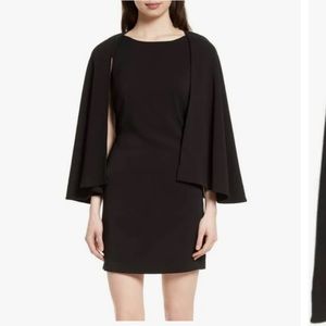 Anthropologie Tracey Reese Black Cape Dress